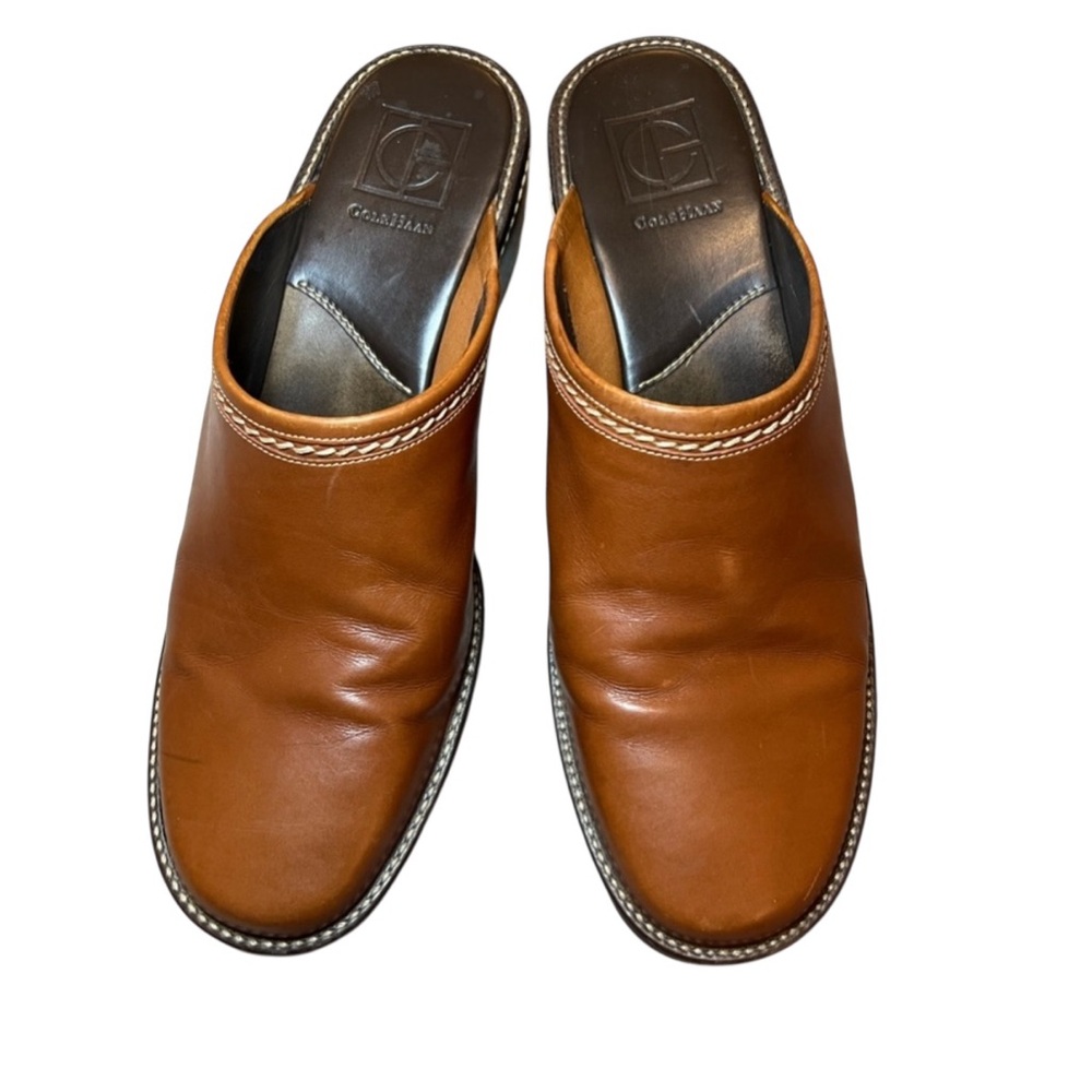 Women’s Cole Hann Brown Clogs Mules 10 comforting comfy casual slip-ons